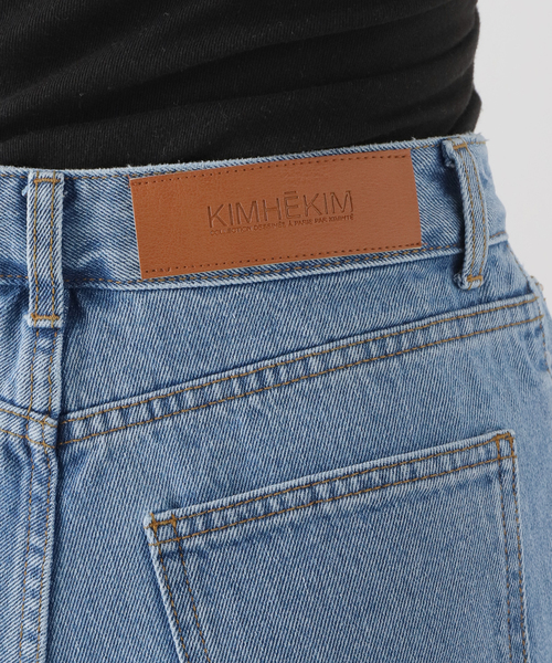 KIMHEKIM(キムヘキム)Bicolor Straight Leg Jeans 安全発送 KIMHEKIM(キムヘキム)Straight-Leg Jeans 安全発送
