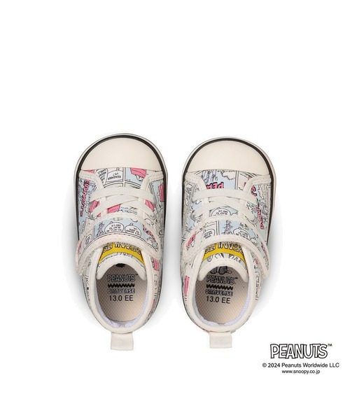 CONVERSE（コンバース）の「CONVERSE CHILD ALL STAR N PEANUTS CP Z HI（コンバース チャイルド オール スター N ピーナッツ CP Z HI）（ベビーシューズ/ベビーソックス・キッズ・ホワイト・12.0cm）」の3枚目の写真