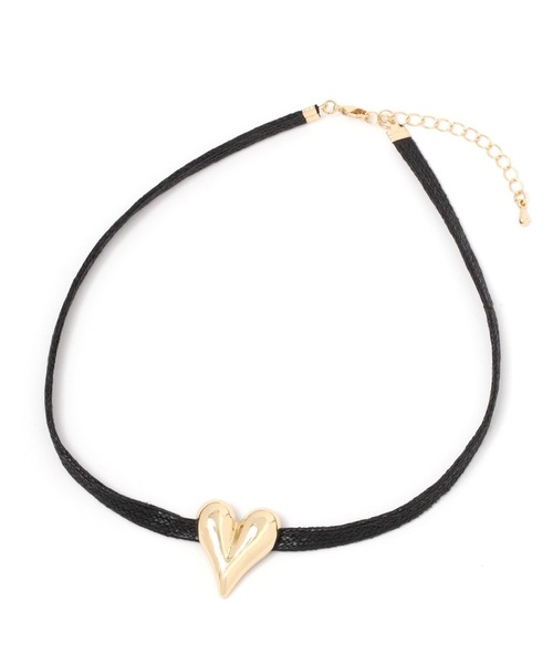 LAKOLE（ラコレ）の「紐MIXハートネックレス / 105183（ネックレス・レディース・その他1/その他2・FREE）」の5枚目の写真