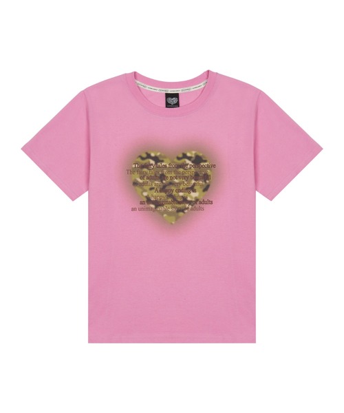 ★LUVISTRUE★NM HEART HOTFIX TEE(WHITE)★正規品/韓国直送料込 NM HEART HOTFIX TEE(WHITE) - LUVISTRUE