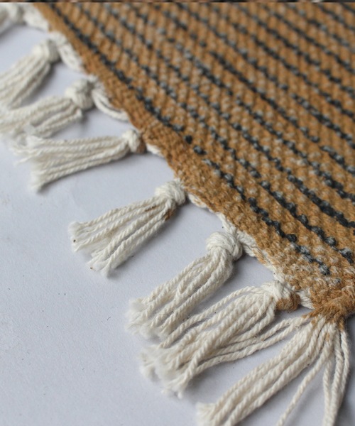 a.depeche:アデペシュ】MANERE cotton rug moonlit night / コットン