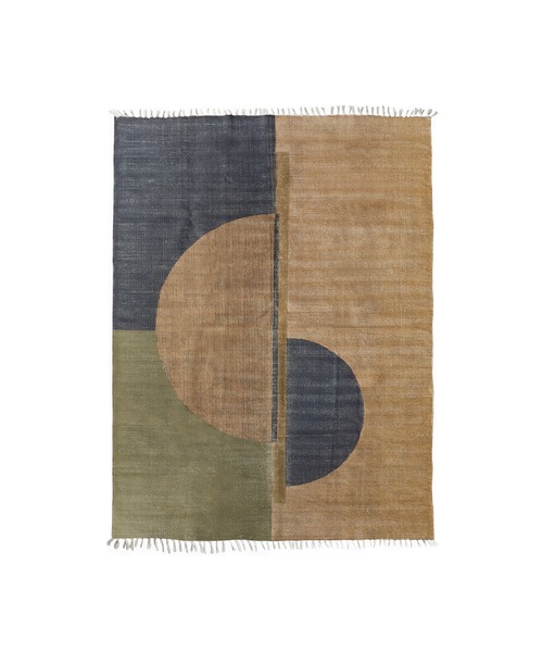 a.depeche:アデペシュ】MANERE cotton rug moonlit night / コットン