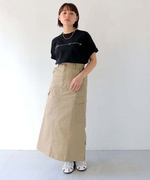 【HER CLOSET】WEB限定ドローストリングカーゴバルーンスカート WEB LIMITED DRAWSTRING CARGO BALLOON SKIRT