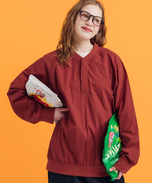 MUHET(ミュエータ)の「ヘンリーナイロントップス(その他トップス・レディース・ブラック/ブルー/レッド・X-LARGE/MEDIUM)」の3枚目の写真