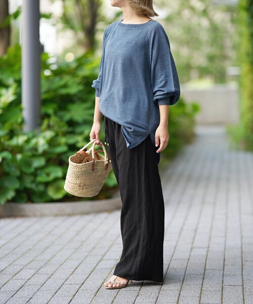 IENA LA BOUCLE(イエナラブークル)の「IENA LA BOUCLE リネンブロードイージーパンツ(その他パンツ・レディース・ベージュ/ブラック/チャコールグレー・38/36/34/40)」の15枚目の写真