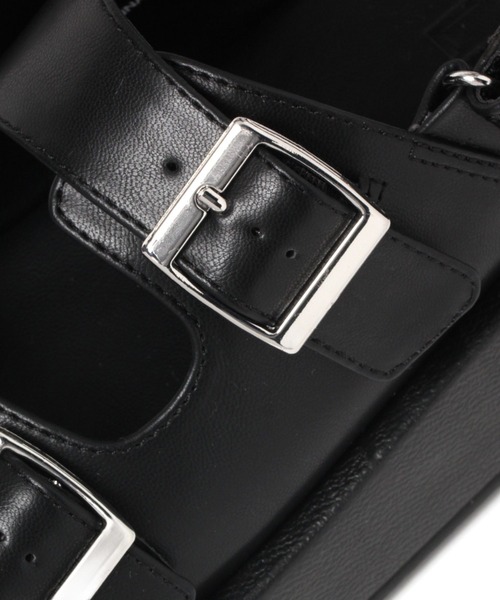 LAKOLE(ラコレ)の「ダブルベルトサンダル / 112700(サンダル・レディース・ブラック/オフホワイト/シルバー・SMALL/MEDIUM/LARGE)」の12枚目の写真