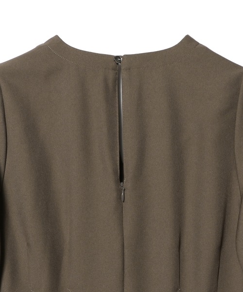 ESTNATION(エストネーション)の「【WEB限定】ESTNATION / ウエストタックワンピース(ワンピース・レディース・ブラウン/ネイビー・36/38)」の9枚目の写真