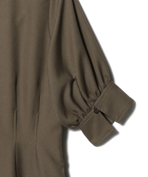 ESTNATION(エストネーション)の「【WEB限定】ESTNATION / ウエストタックワンピース(ワンピース・レディース・ブラウン/ネイビー・36/38)」の10枚目の写真