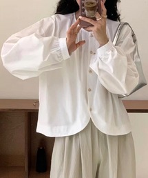 シンプルタックブラウス