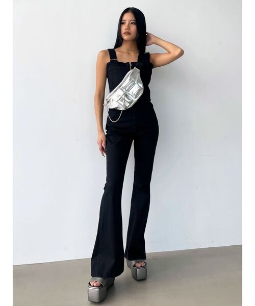 EMODA（エモダ）の「ボディポーチバッグ（ハンドバッグ・レディース・ブラック/シルバー・FREE）」の6枚目の写真