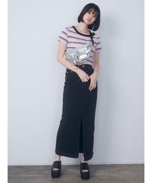 EMODA（エモダ）の「ボディポーチバッグ（ハンドバッグ・レディース・ブラック/シルバー・FREE）」の14枚目の写真