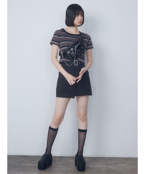 EMODA（エモダ）の「ボディポーチバッグ（ハンドバッグ・レディース・ブラック/シルバー・FREE）」の15枚目の写真