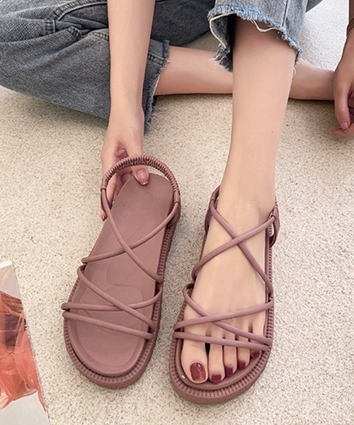 Miniministore(ミニミニストア)の「厚底サンダル サマー 履きやすい(サンダル・レディース・ベージュ/ピンク/ブラック・23.0cm/24.5cm/25.0cm/24.0cm/22.5cm/23.5cm)」の16枚目の写真