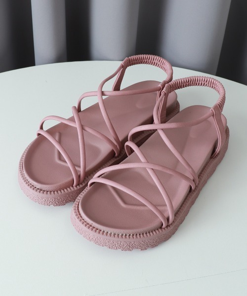 Miniministore(ミニミニストア)の「厚底サンダル サマー 履きやすい(サンダル・レディース・ベージュ/ピンク/ブラック・23.0cm/24.5cm/25.0cm/24.0cm/22.5cm/23.5cm)」の22枚目の写真