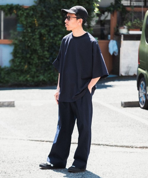アーバンリサーチ ファンクショナルワイド ロングスリーブTシャツ 紺 サイズ2 アーバンリサーチ ファンクショナルワイド ロングスリーブT