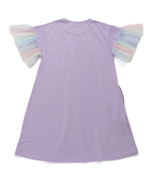 algy（アルジー）の「レインボースリーブワンピ（ワンピース・キッズ・ラベンダー/チャコール/オフホワイト・XXX-SMALL/XX-SMALL/X-SMALL/SMALL/MEDIUM）」の12枚目の写真