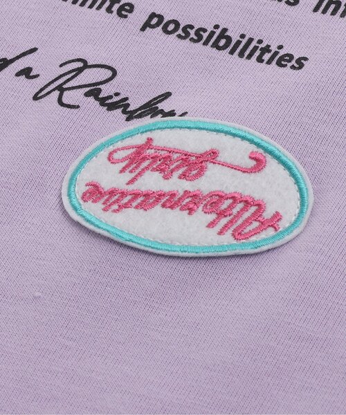 algy（アルジー）の「レインボースリーブワンピ（ワンピース・キッズ・ラベンダー/チャコール/オフホワイト・XXX-SMALL/XX-SMALL/X-SMALL/SMALL/MEDIUM）」の17枚目の写真