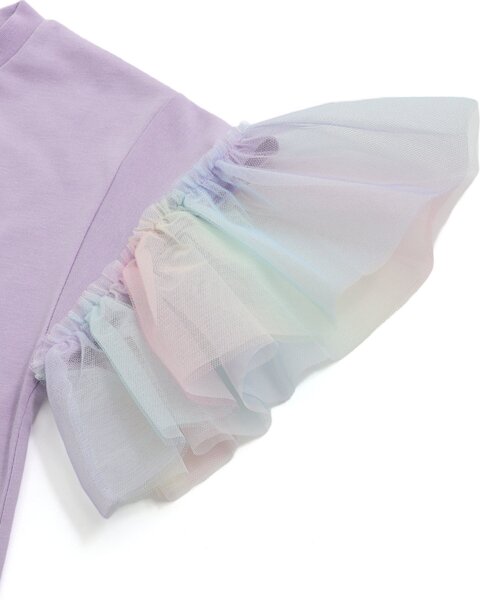 algy（アルジー）の「レインボースリーブワンピ（ワンピース・キッズ・ラベンダー/チャコール/オフホワイト・XXX-SMALL/XX-SMALL/X-SMALL/SMALL/MEDIUM）」の18枚目の写真