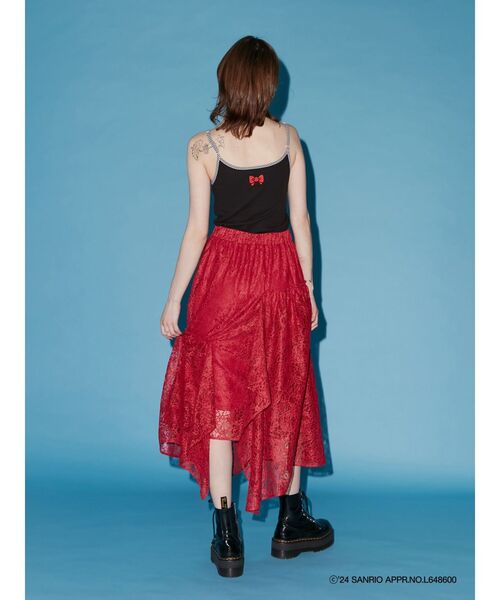 jouetie(ジュエティ)の「【ハローキティコラボ】jouetie×ハローキティ パイピングキャミソール(キャミソール・レディース・オフホワイト/その他1/ブラック・MEDIUM)」の22枚目の写真