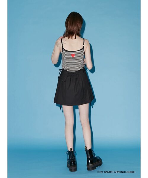 jouetie(ジュエティ)の「【ハローキティコラボ】jouetie×ハローキティ パイピングキャミソール(キャミソール・レディース・オフホワイト/その他1/ブラック・MEDIUM)」の10枚目の写真