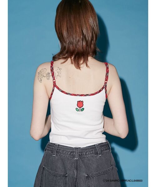 jouetie(ジュエティ)の「【ハローキティコラボ】jouetie×ハローキティ パイピングキャミソール(キャミソール・レディース・オフホワイト/その他1/ブラック・MEDIUM)」の17枚目の写真