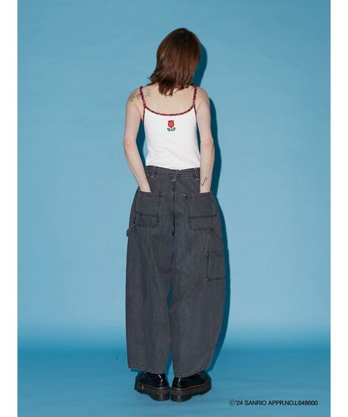 jouetie(ジュエティ)の「【ハローキティコラボ】jouetie×ハローキティ パイピングキャミソール(キャミソール・レディース・オフホワイト/その他1/ブラック・MEDIUM)」の19枚目の写真