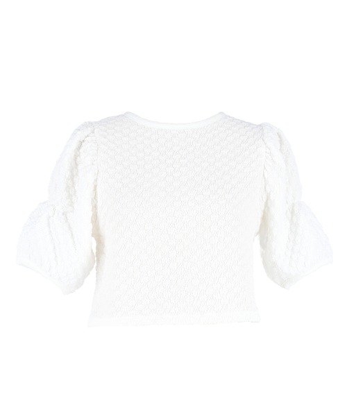 coca（coca）（コカ）の「ポップコーンデザイン袖ブラウス（シャツ/ブラウス・レディース・グリーン/ホワイト/ブラック/レッド・L/M/S）」の11枚目の写真