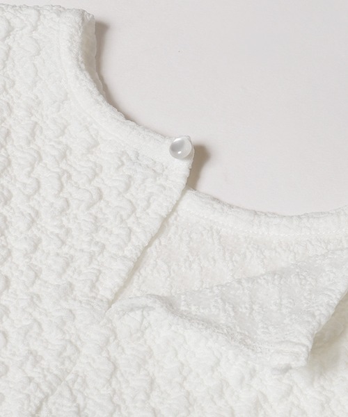 coca（coca）（コカ）の「ポップコーンデザイン袖ブラウス（シャツ/ブラウス・レディース・グリーン/ホワイト/ブラック/レッド・L/M/S）」の7枚目の写真