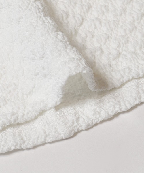 coca（coca）（コカ）の「ポップコーンデザイン袖ブラウス（シャツ/ブラウス・レディース・グリーン/ホワイト/ブラック/レッド・L/M/S）」の9枚目の写真