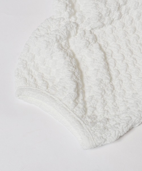 coca（coca）（コカ）の「ポップコーンデザイン袖ブラウス（シャツ/ブラウス・レディース・グリーン/ホワイト/ブラック/レッド・L/M/S）」の8枚目の写真