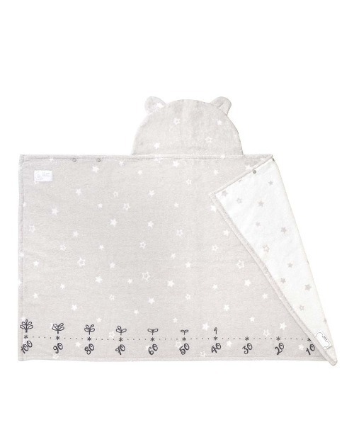 10mois（ディモワ）の「【 10mois(ディモワ)】バスポンチョ（その他ベビー用品・キッズ・グレー・ONE SIZE）」の11枚目の写真
