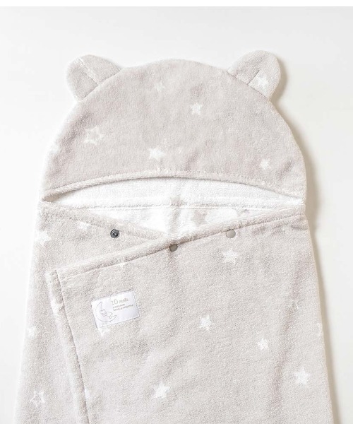 10mois（ディモワ）の「【 10mois(ディモワ)】バスポンチョ（その他ベビー用品・キッズ・グレー・ONE SIZE）」の8枚目の写真
