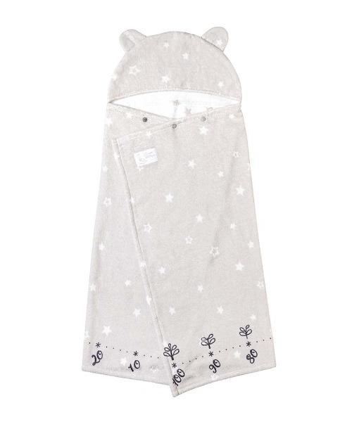 10mois（ディモワ）の「【 10mois(ディモワ)】バスポンチョ（その他ベビー用品・キッズ・グレー・ONE SIZE）」の7枚目の写真