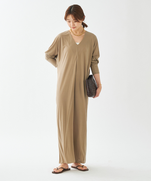 plage（プラージュ）の「Drape jersey ドレス（ワンピース）」 - WEAR