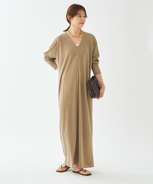 plage（プラージュ）の「Drape jersey ドレス（ワンピース）」 - WEAR