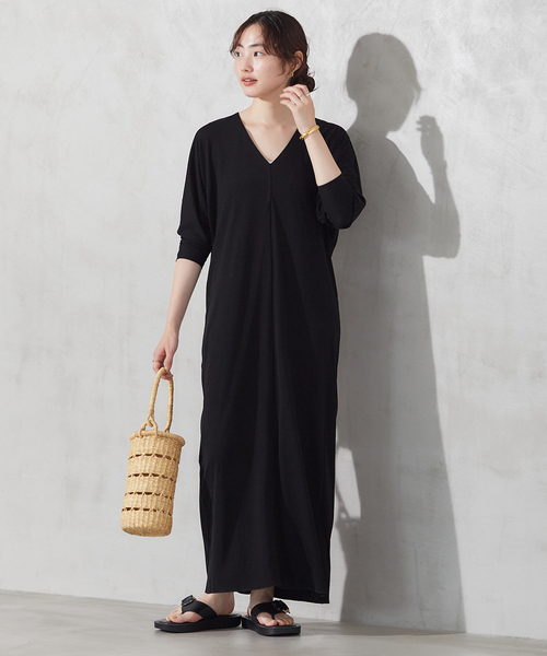 plage（プラージュ）の「Drape jersey ドレス（ワンピース）」 - WEAR