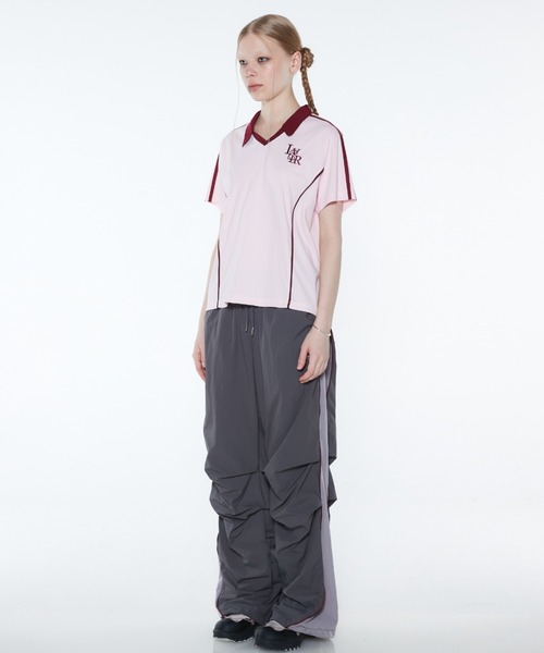 ★LUVISTRUE★CURVED L PINTUCK PANTS(BEIGE)★正規品/直送料込 ☆LUVISTRUE☆CURVED L PINTUCK PANTS(BEIGE)☆正規品/直送料込