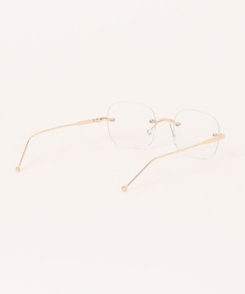 apres jour mignon(アプレジュールミニョン)の「【apresjour mignon×ARIAZ】リムレスメガネ(メガネ・レディース・シルバー/ゴールド・ONESIZE)」の3枚目の写真