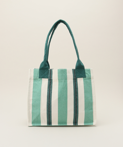 GANNI(ガニー)の「【GANNI / ガニー】 Large Easy Shopper Stripes(トートバッグ・レディース・ブルー/ライトグリーン・FREE)」の5枚目の写真