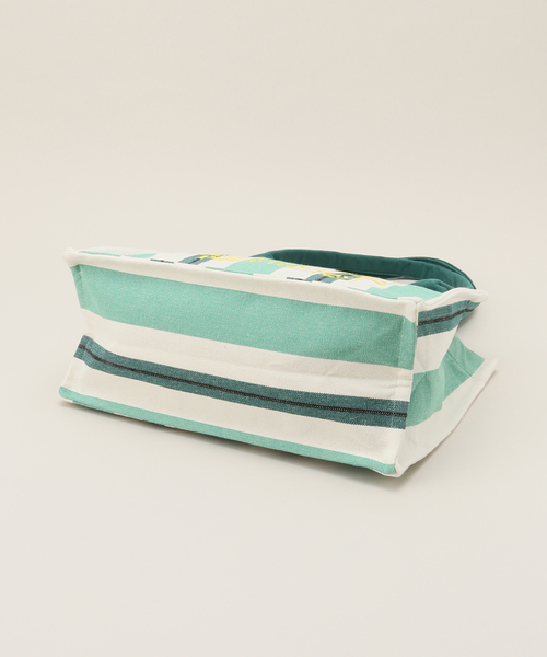 GANNI(ガニー)の「【GANNI / ガニー】 Large Easy Shopper Stripes(トートバッグ・レディース・ブルー/ライトグリーン・FREE)」の6枚目の写真
