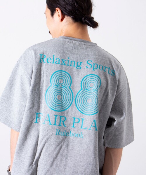 GLOSTER（グロスター）の「【Wonder Union Project】ASSORT バックプリントTシャツ vol.2（Tシャツ/カットソー・メンズ・杢グレー/ネイビー/ホワイト・M/L）」の3枚目の写真