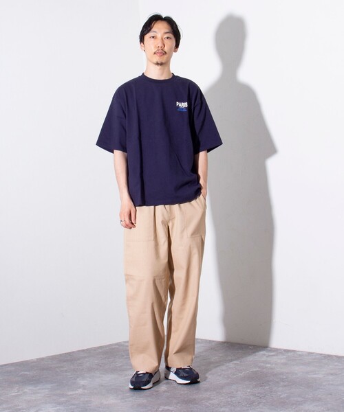 GLOSTER（グロスター）の「【Wonder Union Project】ASSORT バックプリントTシャツ vol.2（Tシャツ/カットソー・メンズ・杢グレー/ネイビー/ホワイト・M/L）」の4枚目の写真