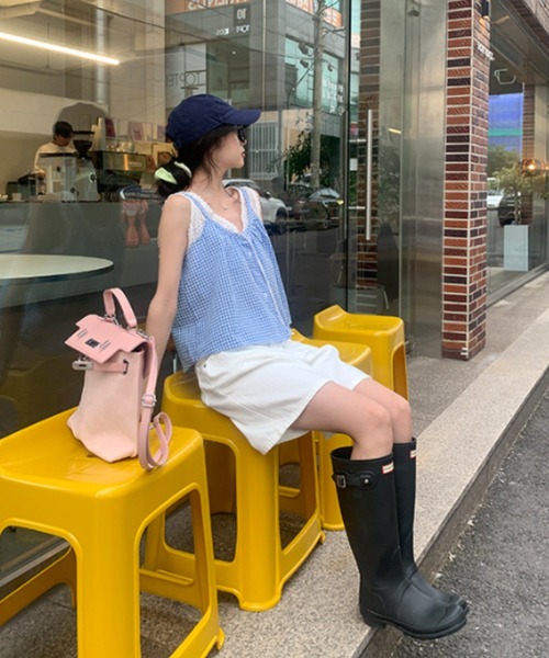 Achic（アシック）の「レイヤード風キャミソール（キャミソール・レディース・ブルー/レッド/ブラック・M）」の22枚目の写真