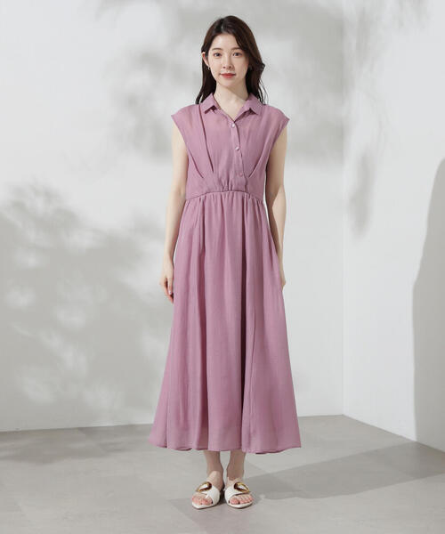 プロポーションボディドレッシング　バックリボンシャツワンピース PROPORTION BODY DRESSING（プロポーションボディドレッシング