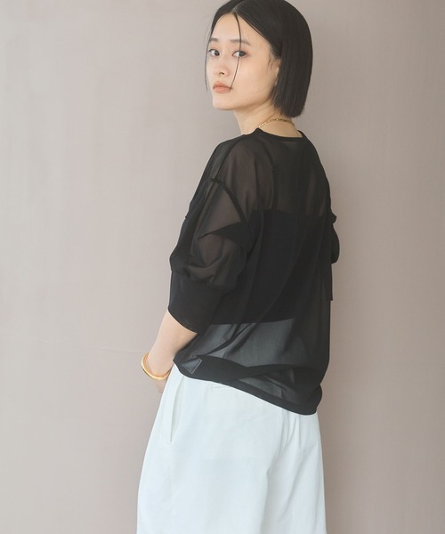 tシャツ A.N.L ぼかし柄チュールプルオーバー レディース 楽天市場】【20%OFF】オーチバル オーシバル ORCIVAL Tシャツ