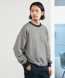 B:MING by BEAMS | バーズアイ ジャカード カットソー(スウェット)