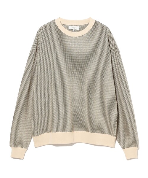 B:MING by BEAMS（ビーミングバイビームス）の「バーズアイ ジャカード カットソー（スウェット・メンズ・ホワイト系その他5/ネイビー・SMALL/MEDIUM/LARGE/X-LARGE）」の19枚目の写真