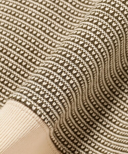 B:MING by BEAMS（ビーミングバイビームス）の「バーズアイ ジャカード カットソー（スウェット・メンズ・ホワイト系その他5/ネイビー・SMALL/MEDIUM/LARGE/X-LARGE）」の14枚目の写真