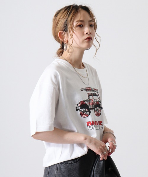BIG MIKE プリントＴＥＥシャツ（Tシャツ/カットソー）｜BIG MIKE（ビッグマイク）