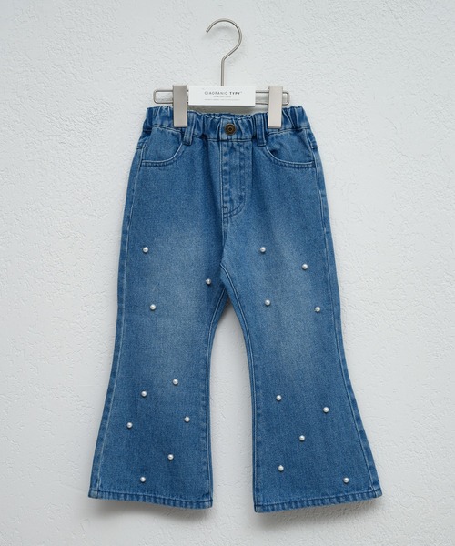 CIAOPANIC TYPY（チャオパニックティピー）の「【KIDS】【Harper】パールデニム（デニムパンツ・キッズ・ブラック/サックスブルー・XX-LARGE/X-LARGE/LARGE/MEDIUM/SMALL）」の4枚目の写真